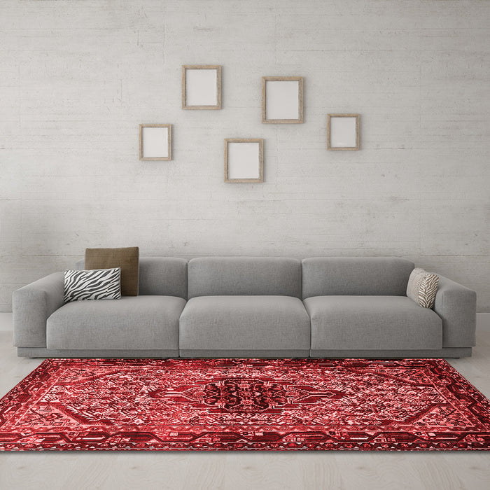 Traditional Red Washable Rugs