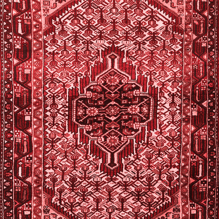 Machine Washable Persian Red Traditional Rug, wshtr2330red