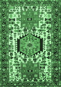 Persian Emerald Green Traditional Rug, tr2331emgrn