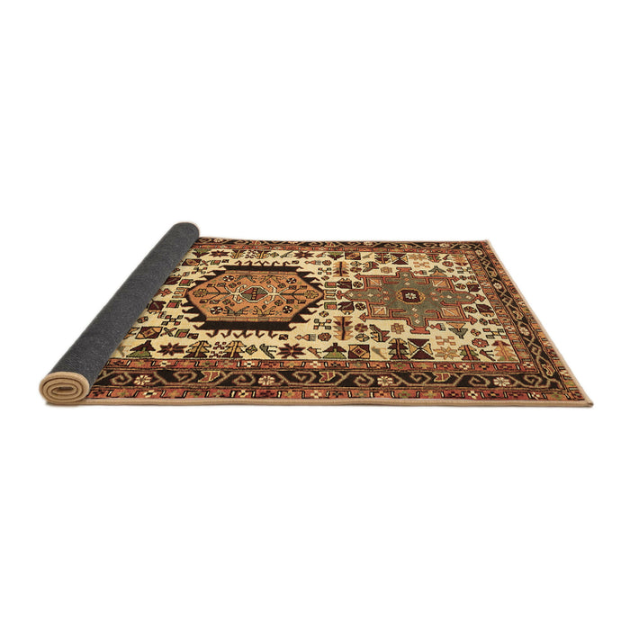 Sideview of Persian Brown Traditional Rug, tr2331brn