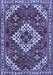 Machine Washable Persian Blue Traditional Rug, wshtr2332blu