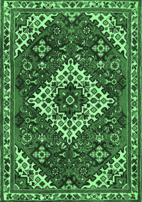 Persian Emerald Green Traditional Rug, tr2332emgrn