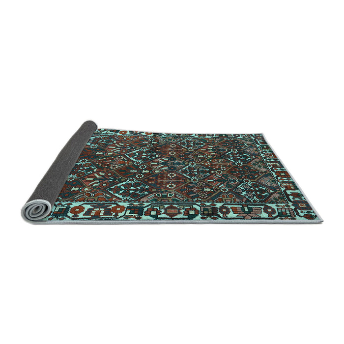 Sideview of Persian Light Blue Traditional Rug, tr2333lblu