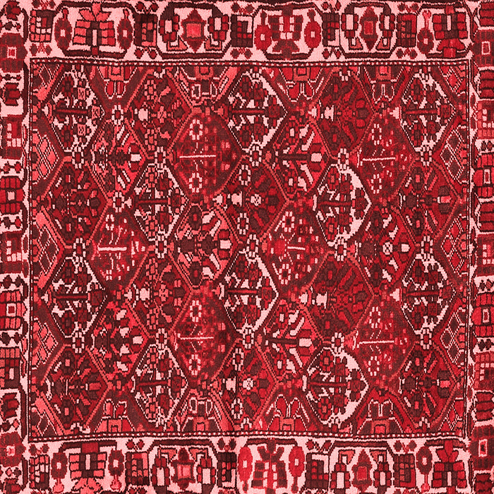 Machine Washable Persian Red Traditional Rug, wshtr2333red