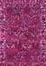 Machine Washable Persian Pink Traditional Rug, wshtr2333pnk