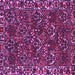 Square Persian Purple Traditional Rug, tr2333pur