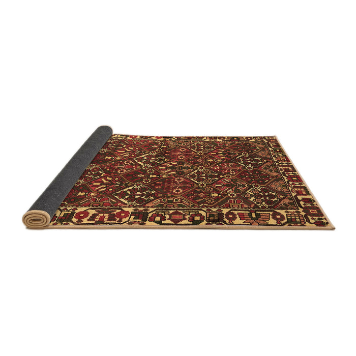 Sideview of Persian Brown Traditional Rug, tr2333brn