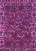 Machine Washable Persian Purple Traditional Area Rugs, wshtr2333pur