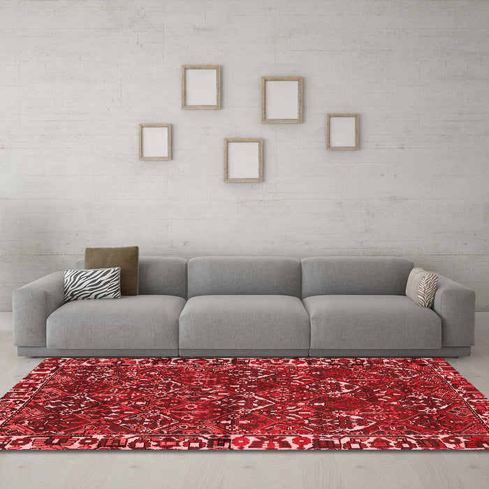 Traditional Red Washable Rugs