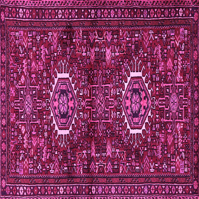 Square Persian Pink Traditional Rug, tr2334pnk