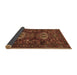 Sideview of Persian Brown Traditional Rug, tr2334brn