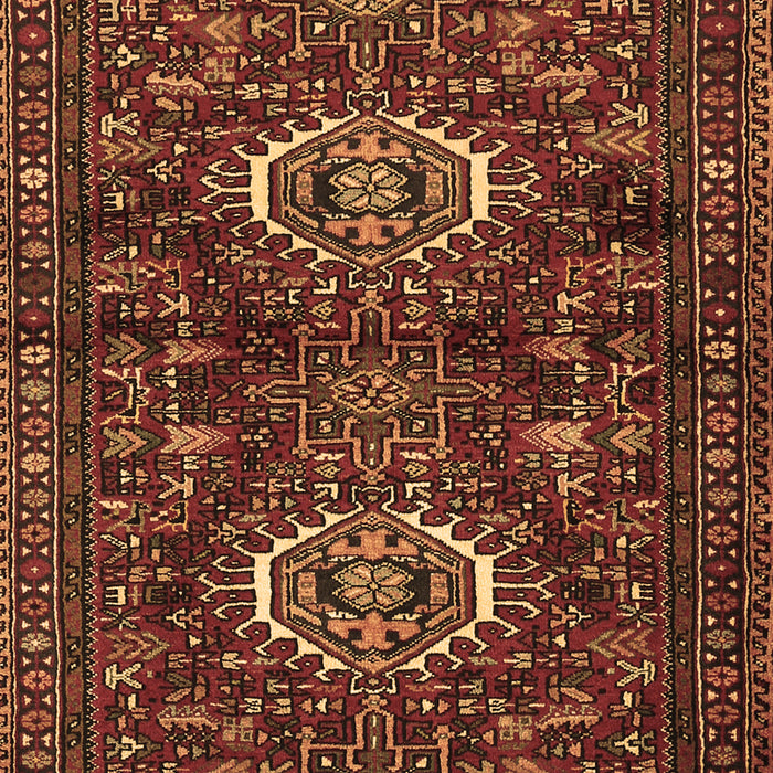 Machine Washable Persian Brown Traditional Rug, wshtr2334brn
