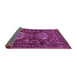 Sideview of Persian Purple Traditional Rug, tr2334pur