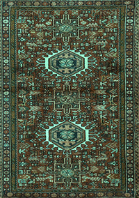 Persian Turquoise Traditional Rug, tr2334turq