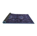 Sideview of Persian Blue Traditional Rug, tr2334blu