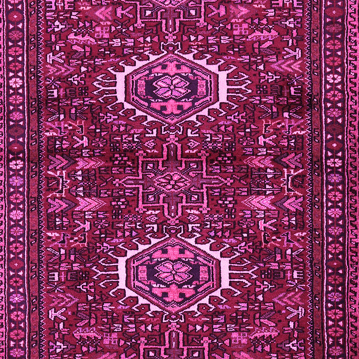 Machine Washable Persian Pink Traditional Rug, wshtr2334pnk