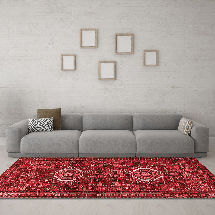 Traditional Red Washable Rugs