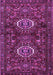 Machine Washable Persian Purple Traditional Area Rugs, wshtr2334pur