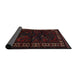 Sideview of Traditional Bakers Brown Persian Rug, tr2335