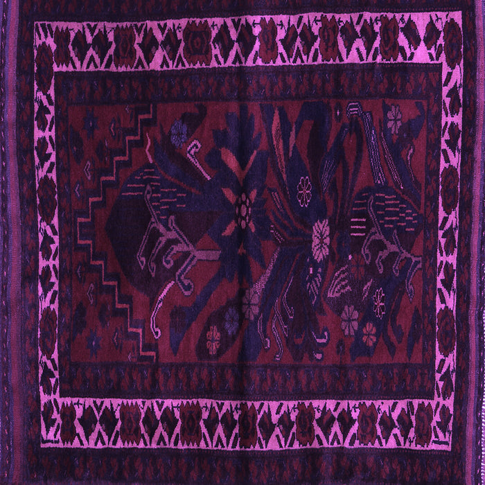 Square Persian Purple Traditional Rug, tr2335pur