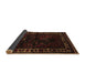 Sideview of Persian Brown Traditional Rug, tr2335brn