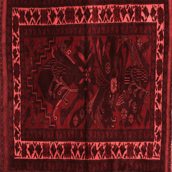 Machine Washable Persian Red Traditional Rug, wshtr2335red
