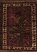 Machine Washable Persian Brown Traditional Rug, wshtr2335brn