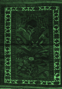 Persian Emerald Green Traditional Rug, tr2335emgrn