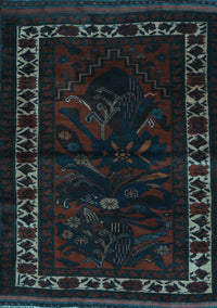 Persian Light Blue Traditional Rug, tr2335lblu
