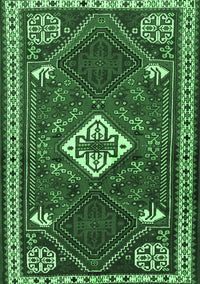 Persian Emerald Green Traditional Rug, tr2336emgrn