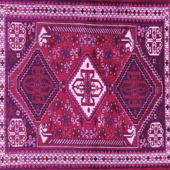 Square Persian Pink Traditional Rug, tr2336pnk