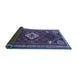 Sideview of Persian Blue Traditional Rug, tr2336blu
