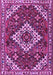 Machine Washable Persian Purple Traditional Area Rugs, wshtr2337pur