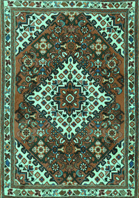 Persian Turquoise Traditional Rug, tr2337turq