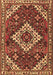 Machine Washable Persian Brown Traditional Rug, wshtr2337brn