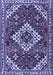 Machine Washable Persian Blue Traditional Rug, wshtr2337blu