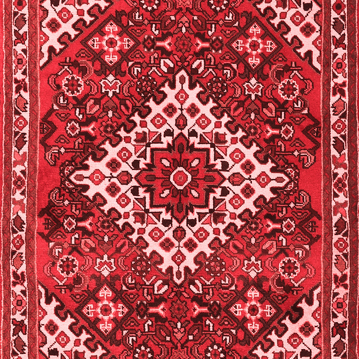 Machine Washable Persian Red Traditional Rug, wshtr2337red