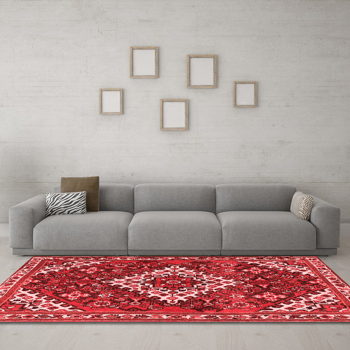 Traditional Red Washable Rugs