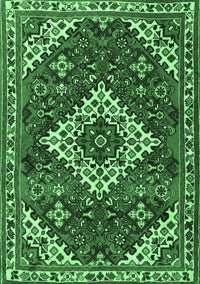 Persian Emerald Green Traditional Rug, tr2337emgrn