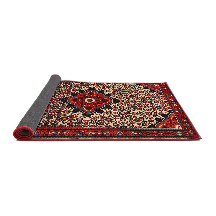 Sideview of Traditional Dark Almond Brown Persian Rug, tr2338