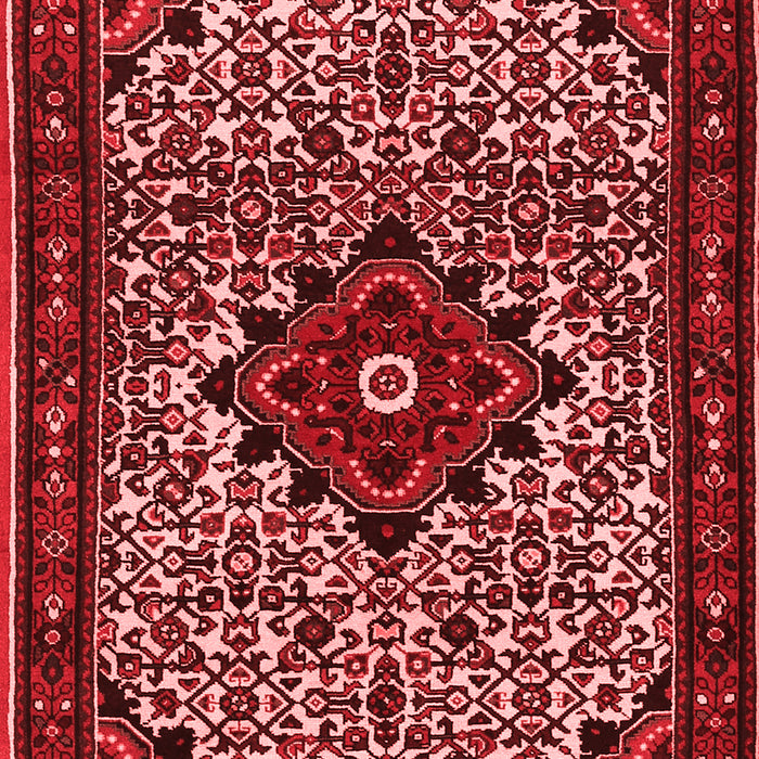 Machine Washable Persian Red Traditional Rug, wshtr2338red