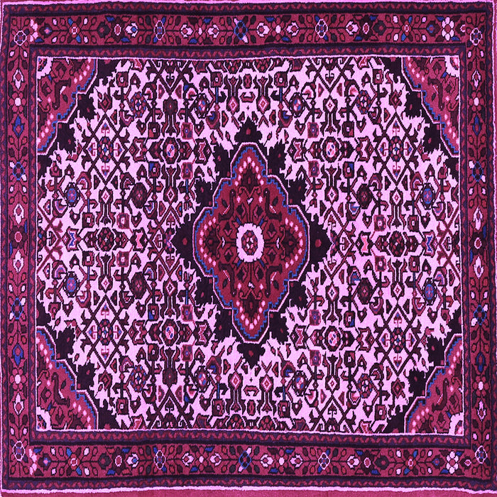 Square Persian Purple Traditional Rug, tr2338pur