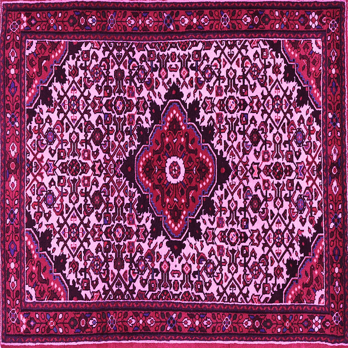 Square Persian Pink Traditional Rug, tr2338pnk