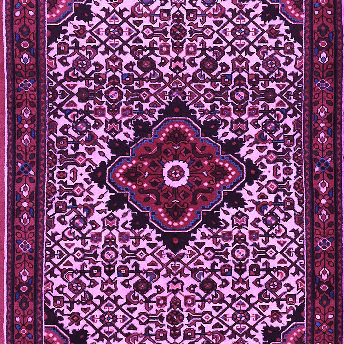 Machine Washable Persian Purple Traditional Area Rugs, wshtr2338pur