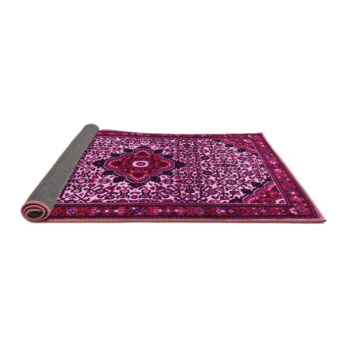 Sideview of Persian Pink Traditional Rug, tr2338pnk