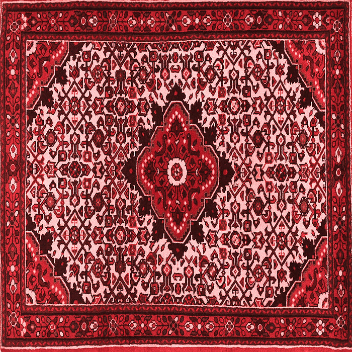 Machine Washable Persian Red Traditional Rug, wshtr2338red