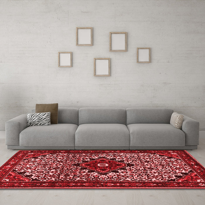 Traditional Red Washable Rugs
