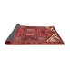 Sideview of Traditional Rust Pink Persian Rug, tr2339