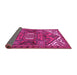 Sideview of Persian Pink Traditional Rug, tr2339pnk