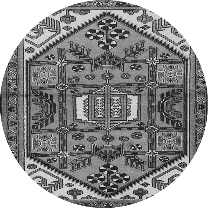 Machine Washable Persian Gray Traditional Rug, wshtr2339gry